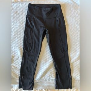 lululemon fast and free 19in crop